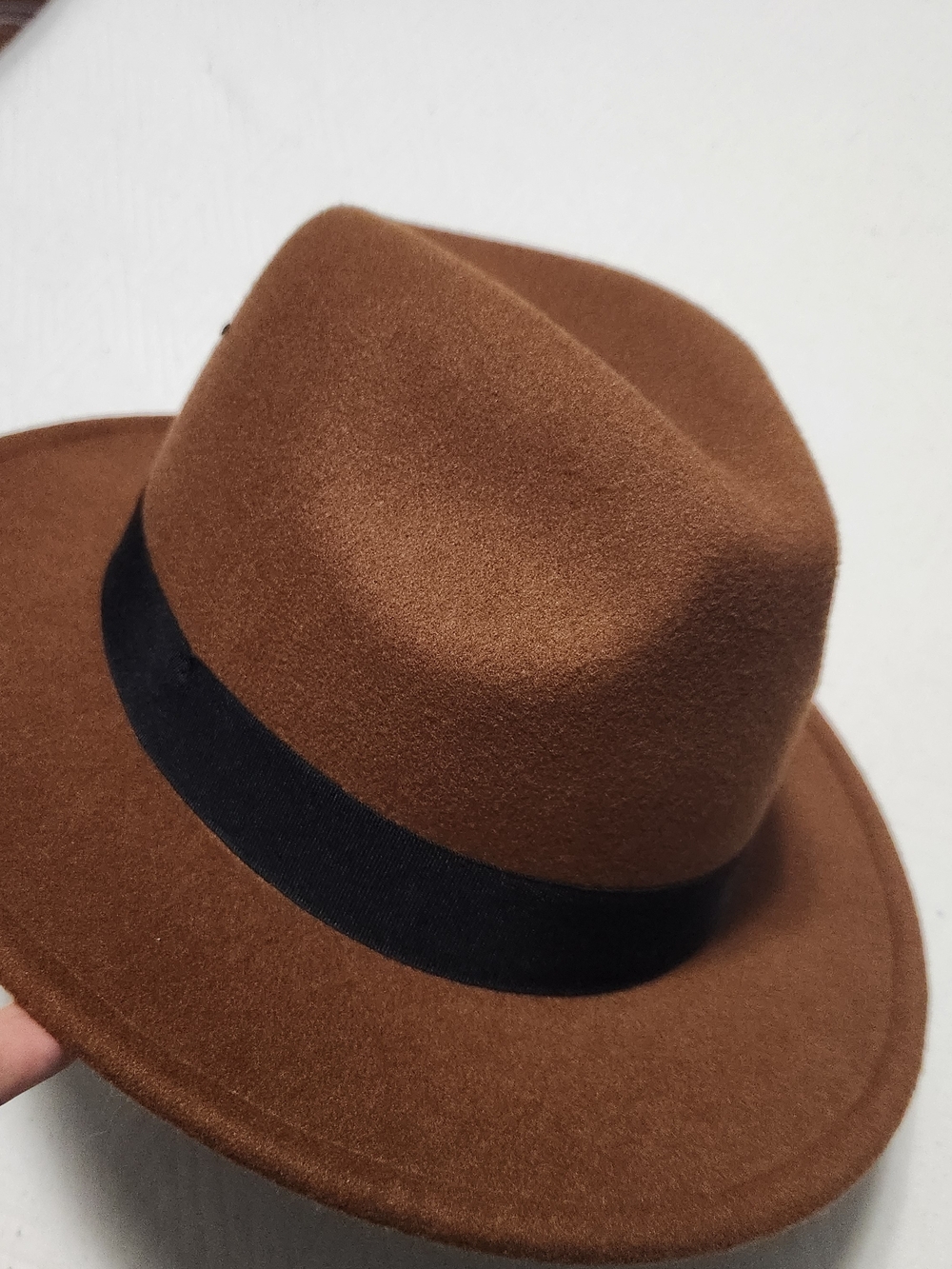 H&M Tan/Brown Wool-Feel Fedora